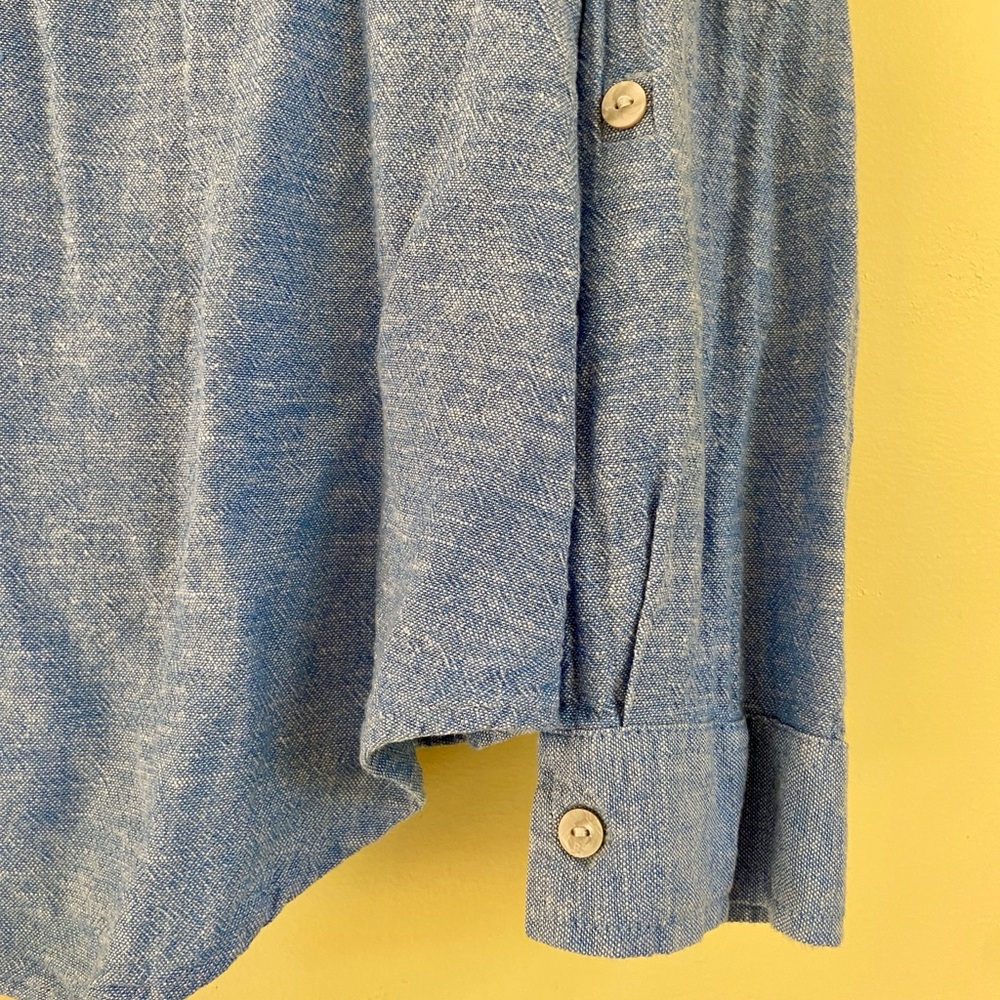 Orvis Linen Blend Button Down - Picture 4 of 10